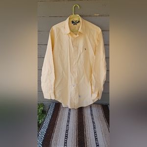 Ralph Lauren Shirt Mens 17.5 X 36 Yellow